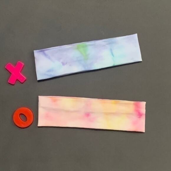 Tie Dye Headbands bundle Handcrafted set of 2 yoga - Picture 2 of 6